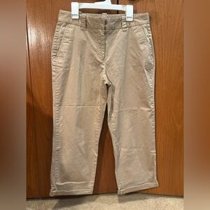 Lands' End Tan Chinos Classic Cotton Twill